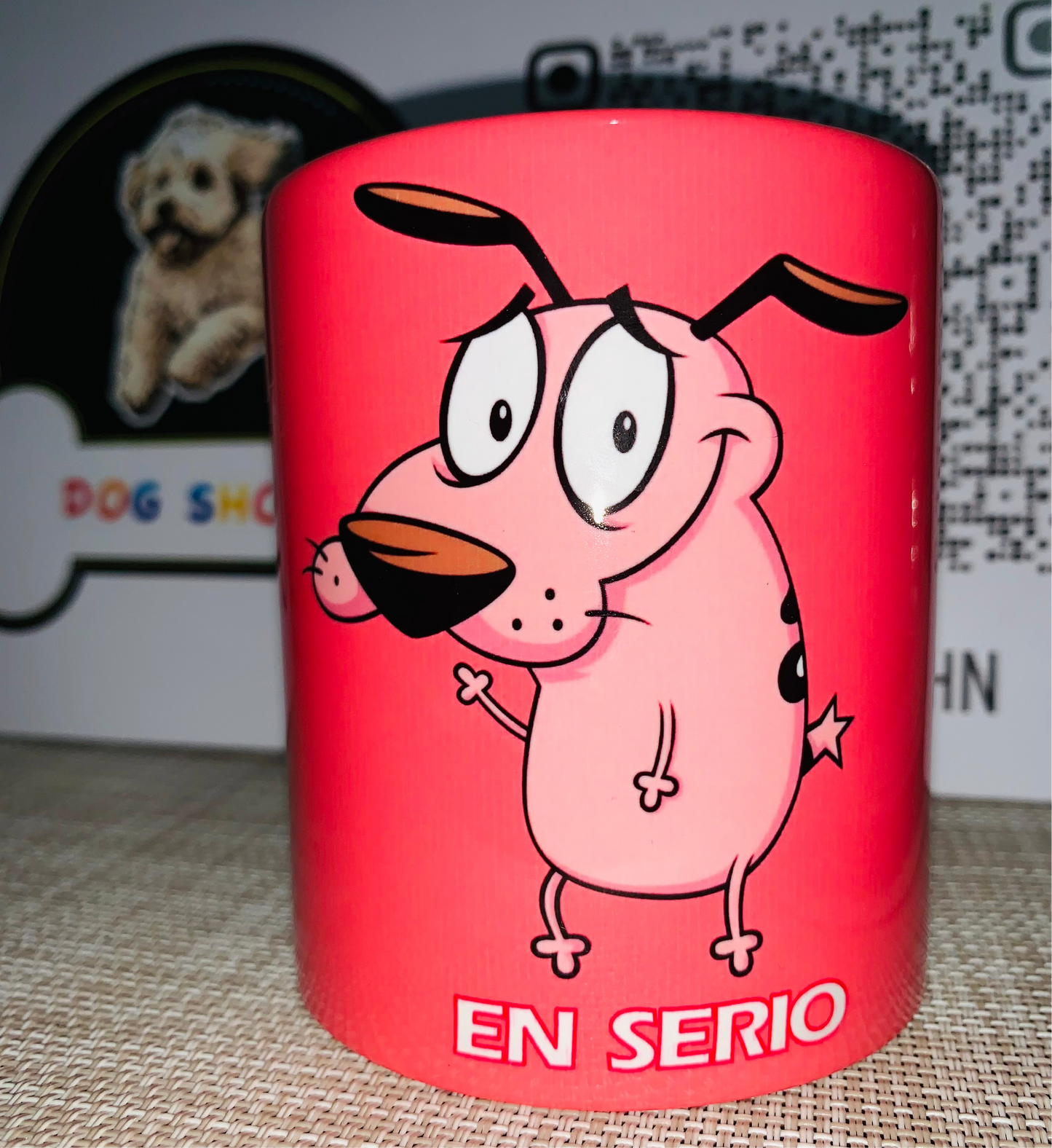 TAZA CORAJE EN SERIO